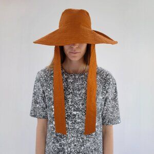 Beklina Tie Hat - Brown